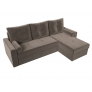 Угловой диван Верона лайт (велюр коричневый) - Изображение 1